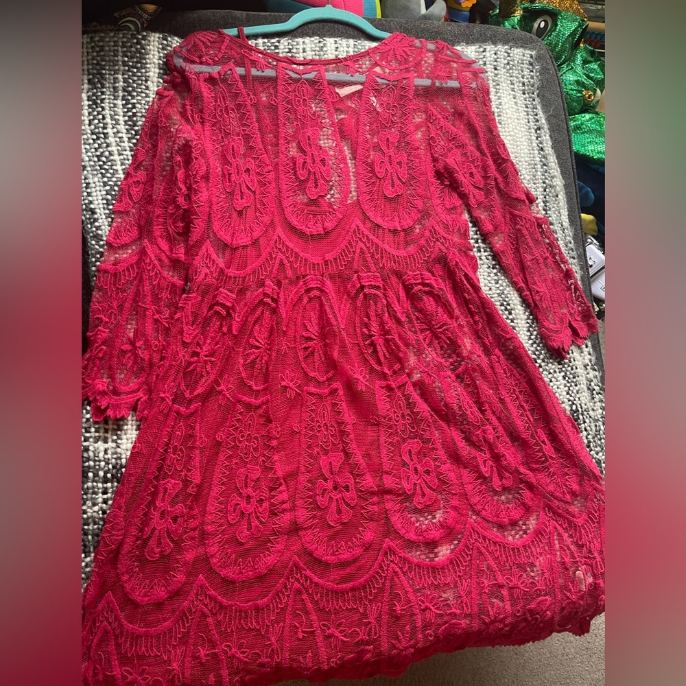 Red Free People Dress size M